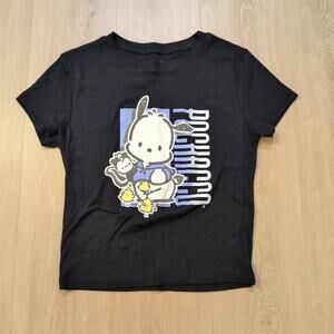 Pochacco Sanrio Women Small Shirt Crop Top Graphic Fairy Goth Whimsigoth